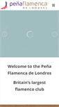 Mobile Screenshot of flamenco-london.org.uk